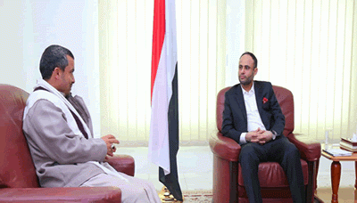  رئيس المجلس السياسي الأعلى يلتقي عضو مجلس الشورى خالد المداني 03 12 2018 